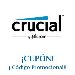 Logo de la tienda Crucial Technology con cupones de descuento