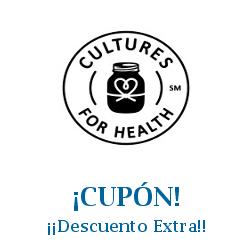 Logo de la tienda Cultures for Health con cupones de descuento