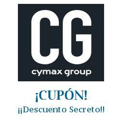 Logo de la tienda Cymax con cupones de descuento