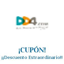 Logo de la tienda DD4 con cupones de descuento