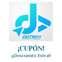 Logo de la tienda DDTech con cupones de descuento