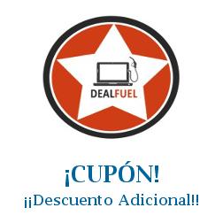 Logo de la tienda DealFuel con cupones de descuento