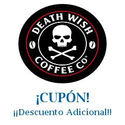 Logo de la tienda Death Wish Coffee con cupones de descuento