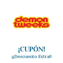 Logo de la tienda Demon Tweeks con cupones de descuento