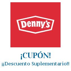 Logo de la tienda Dennys con cupones de descuento