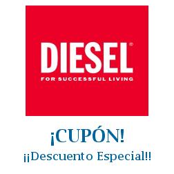 Logo de la tienda Diesel con cupones de descuento