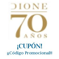 Logo de la tienda Dione con cupones de descuento