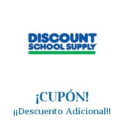 Logo de la tienda Discount School Supply con cupones de descuento