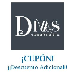 Logo de la tienda Divas Peluqueria con cupones de descuento