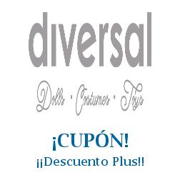 Logo de la tienda Diversal con cupones de descuento