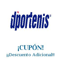 Logo de la tienda dportenis con cupones de descuento