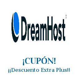 Logo de la tienda DreamHost con cupones de descuento