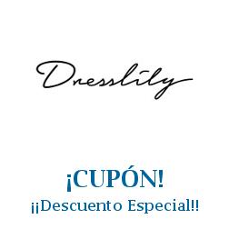 Logo de la tienda DressLily con cupones de descuento