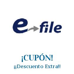 Logo de la tienda E file con cupones de descuento