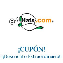 Logo de la tienda e4Hats con cupones de descuento