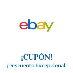 Logo de la tienda eBay con cupones de descuento