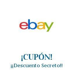 Logo de la tienda eBay con cupones de descuento