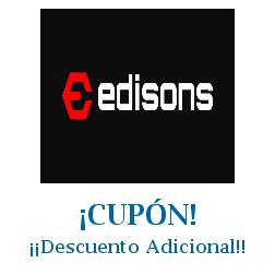 Logo de la tienda Edisons con cupones de descuento