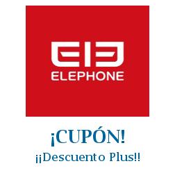 Logo de la tienda Elephone con cupones de descuento