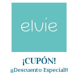 Logo de la tienda Elvie con cupones de descuento