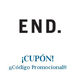 Logo de la tienda End Clothing con cupones de descuento