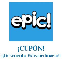 Logo de la tienda Epic! con cupones de descuento