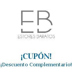 Logo de la tienda Estores Baratos con cupones de descuento