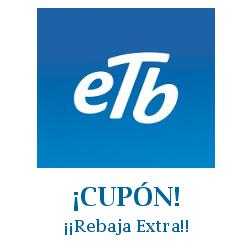 Logo de la tienda ETB con cupones de descuento