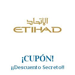Logo de la tienda Etihad Airways con cupones de descuento