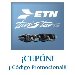 Logo de la tienda ETN con cupones de descuento