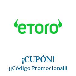 Logo de la tienda eToro con cupones de descuento