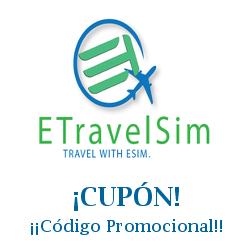 Logo de la tienda eTravelSIM con cupones de descuento