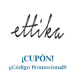 Logo de la tienda Ettika con cupones de descuento