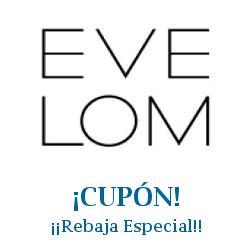 Logo de la tienda Evelom con cupones de descuento