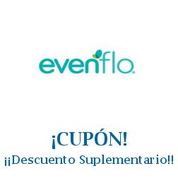 Logo de la tienda Evenflo con cupones de descuento