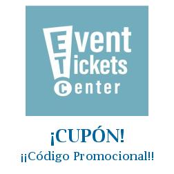 Logo de la tienda Event Tickets Center con cupones de descuento