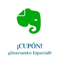 Logo de la tienda Evernote con cupones de descuento