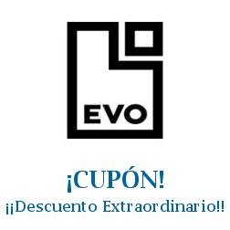 Logo de la tienda EVO con cupones de descuento