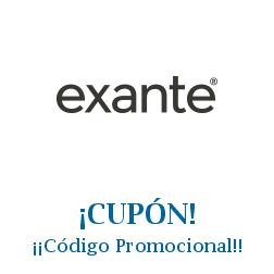 Logo de la tienda Exante con cupones de descuento