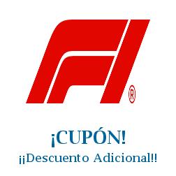 Logo de la tienda F1 Store con cupones de descuento