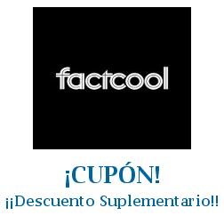 Logo de la tienda Factcool con cupones de descuento