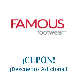 Logo de la tienda Famous Footwear con cupones de descuento