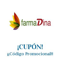 Logo de la tienda FarmaDina con cupones de descuento