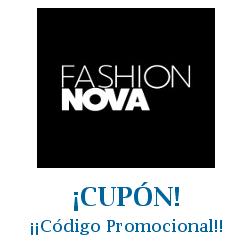 Logo de la tienda Fashion Nova con cupones de descuento