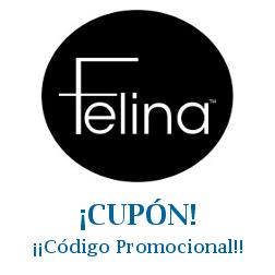 Logo de la tienda Felina con cupones de descuento