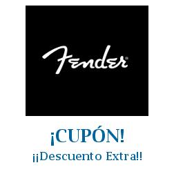 Logo de la tienda Fender con cupones de descuento