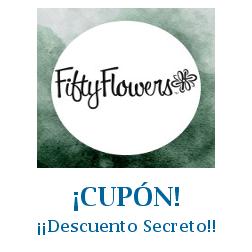 Logo de la tienda Fifty Flowers con cupones de descuento