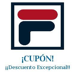 Logo de la tienda Fila con cupones de descuento