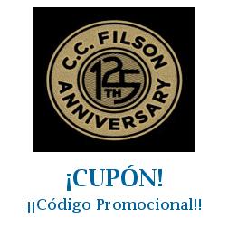 Logo de la tienda Filson con cupones de descuento