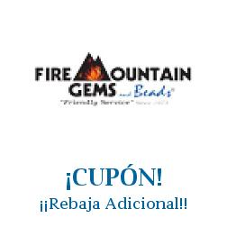 Logo de la tienda Fire Mountain Gems and Beads con cupones de descuento